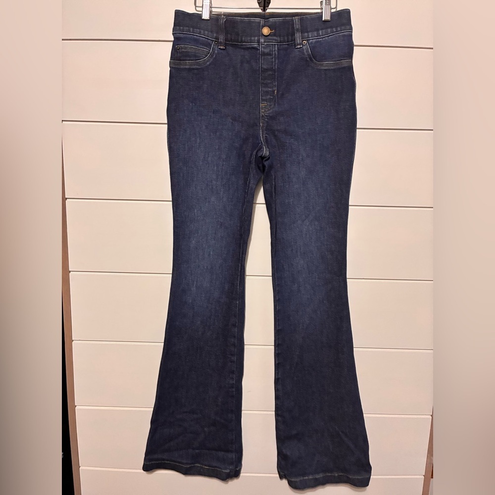 SPANX Indigo Wide Leg Jeans NWOT - Picture 10 of 14